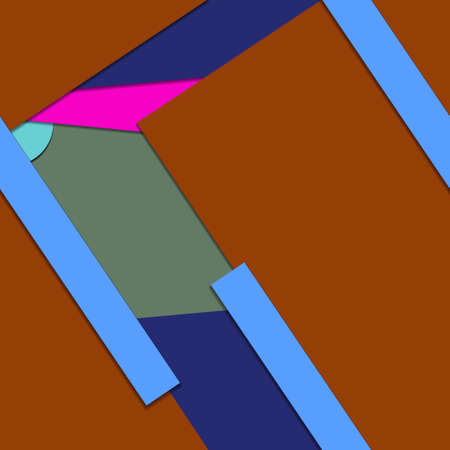 Flat material design - Creative vector trend seamless.のイラスト素材