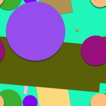 Flat material design - Creative vector trend seamless.のイラスト素材