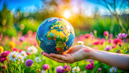 Mockup of a blank billboard on the facade of a modern office buildingの素材