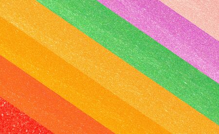 Color rainbow striped background .Abstract futuristic background with shining diagonal stripesの写真素材