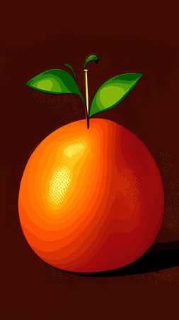 orange icons set. Bright whole fruit, half, slices with leaves. Food for a healthy diet, dessert, sweet tangerine, lemonade. Elements for spring and summer design. vector illustrationのイラスト素材