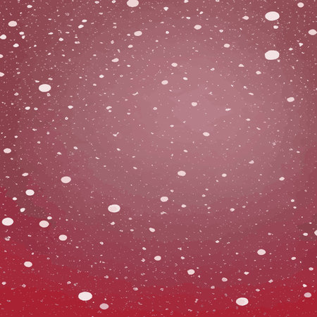 Wintry christmas design elements with snowflakes in different colors.Blurred wintry mix with falling snow on background for use as a texture.Crystal snowflake and circle elements vector graphics. Magic winter snow confetti scatter poster background. Flying gradient snow flakes background, frosty water crystals confetti.のイラスト素材