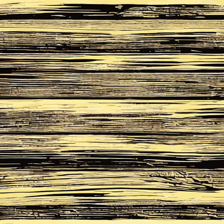 Luxury black golden metal gradient background with distressed wooden parquet texture. vector illustrationのイラスト素材