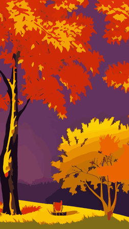 Family with kids and dog relaxing in camp in nature. People tourists resting outdoors with tent and campfire near water, river bank in forest. flat vector illustrationのイラスト素材