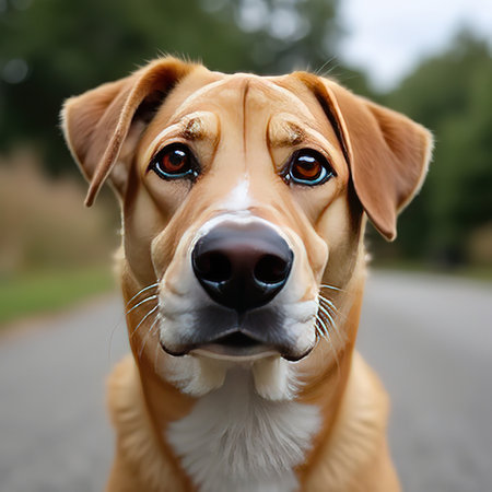 sad homeless stray dog sitting on concrete.Dog walking during rain alone.A lonely lost dog without a leash, running across a meadow in search of its owner, looking for him with fear. A sad little abandoned dog, a Russian toy terrier that escaped from its owner during a walk. A stray dog.created with the help of artificial intelligence.の素材