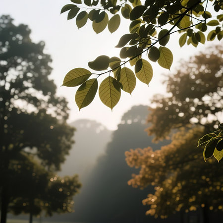 Seamless pattern bright colorful autumn foliage isolated on background. Graphic design autumn symbol. Red orange yellow dry autumn leaves. Autumn foliage seasonal background.created with the help of artificial intelligence.の素材