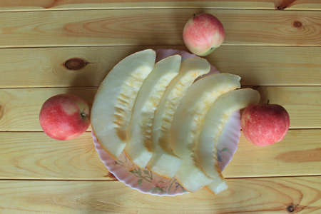 melon, appleの写真素材