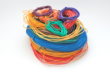 multicolored wires