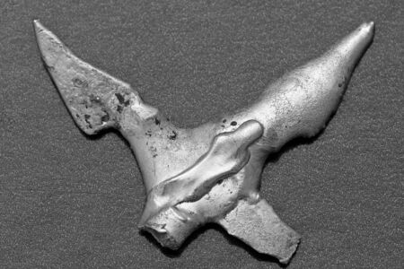 an incredible figure of molten metal