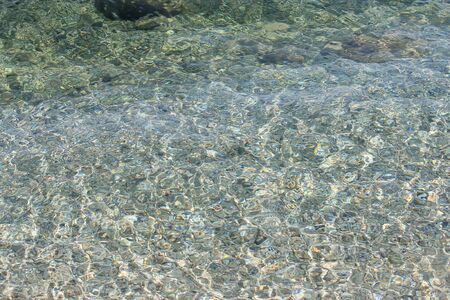 transparent water of the Adriatic Seaの写真素材