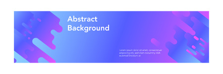 banner abstract modern design_gradient modern colorのイラスト素材