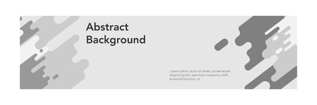 banner abstract modern design_gray simple backgroundのイラスト素材
