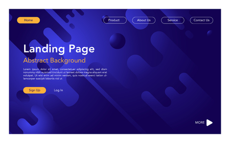 landing page simple design geometric background Dynamic shapes composition_simple design with dark colorのイラスト素材
