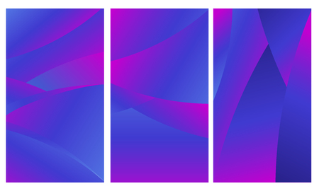 mobile wallpaper abstract background geometric_blue magentaのイラスト素材