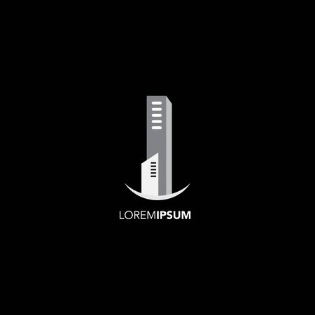 simple logo company building-03のイラスト素材