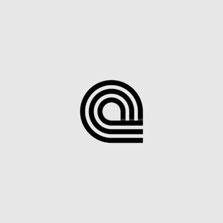 letter a logo monogram for business identity branding companyのイラスト素材