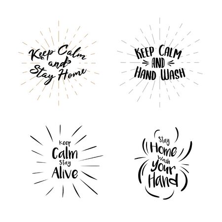 keep calm stay aliveのイラスト素材