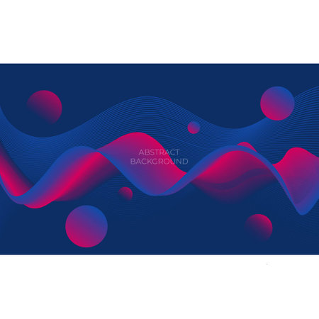 beautiful abstract wave technology background digital effect corporate concept. banner website presentation creative design needs.のイラスト素材