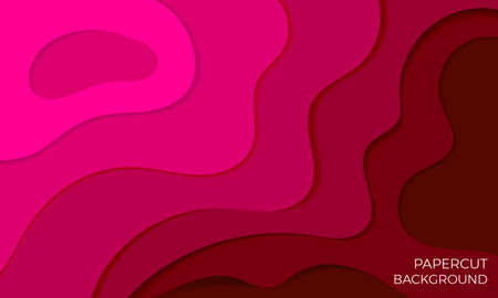 violet papercut background designのイラスト素材