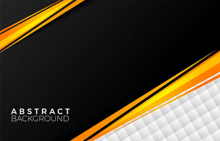 elegant abstract background black yellow colorのイラスト素材
