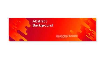 banner abstract modern design red colorのイラスト素材