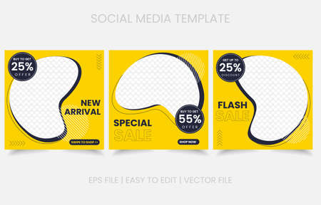 sale promo social vector bannerのイラスト素材