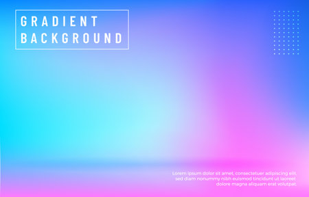 Holographic background. Abstract soft pastel colors backdrop. Trendy creative vector cosmic gradient. Mesh holographic foil. Creative neon template for banner. Vibrant print.のイラスト素材