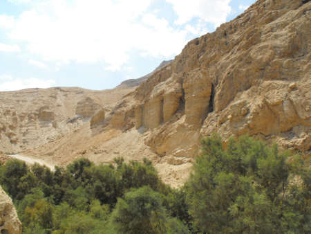 Mountains in the desertの写真素材