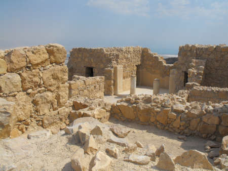 Old ruins in the desertの写真素材