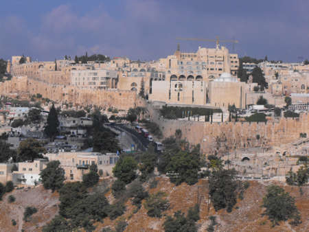 Some buildings from Jerusalemの写真素材