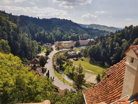 18-09-2018.Bran castle in brasov,inspiration of bram stoker for the novel...