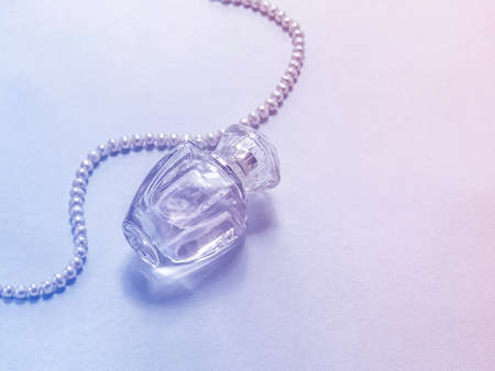 Lilac background with spica, natural decorの写真素材