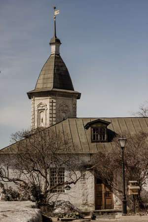 Ancient medieval stone buildingのeditorial素材