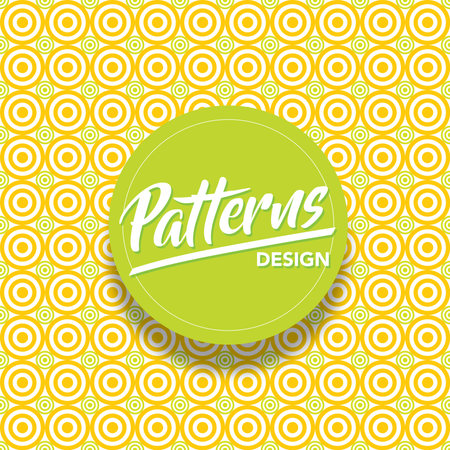 Vector seamless pattern with colorful circles. Abstract geometric background with circles.のイラスト素材