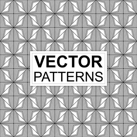 Abstract vector pattern. Black and white geometrical background. Graphic modern pattern. Simple lattice graphic designのイラスト素材
