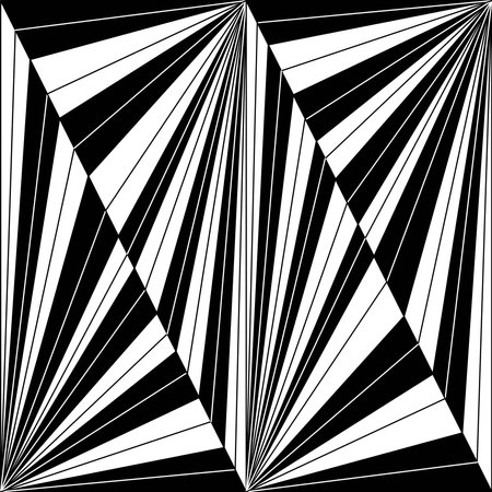 Geometric pattern with random lines. Abstract monochrome background.のイラスト素材