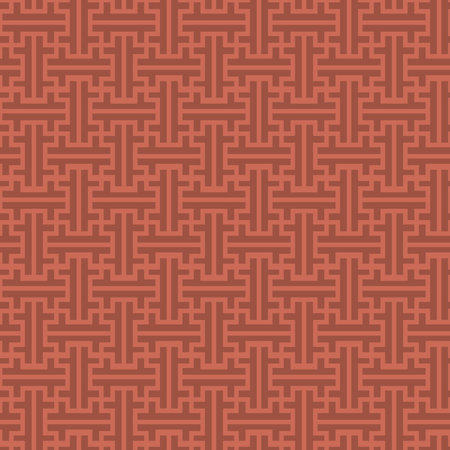 Seamless pattern with Chinese elements. Vector illustration for your designのイラスト素材