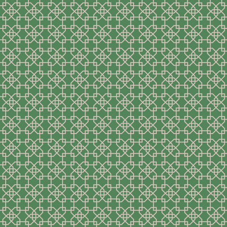 Seamless pattern with arabic geometric ornament. Vector illustration