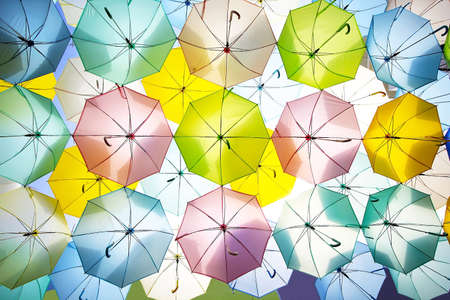 Colorful Umbrellaの写真素材