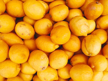 The fresh fruits from garden concept. Many oranges are filled until full tray. Close up and full frame background.の写真素材