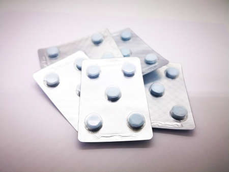 Medication, healthcare and sexual transmitted disease concept.の写真素材