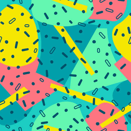 Colorful Abstract Seamless Patternのイラスト素材