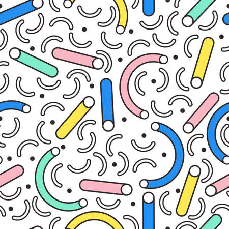 Colorful abstract seamless pattern for printing, website, fabric, cards vector illustration.のイラスト素材