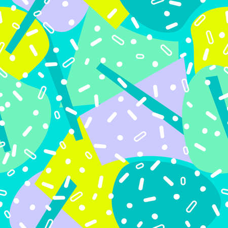 Colorful abstract seamless pattern for printing, website, fabric, cards vector illustration.のイラスト素材