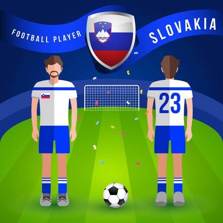 World Soccer Player : Vector Illustrationのイラスト素材