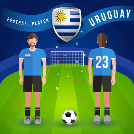World Soccer Player : Vector Illustrationのイラスト素材