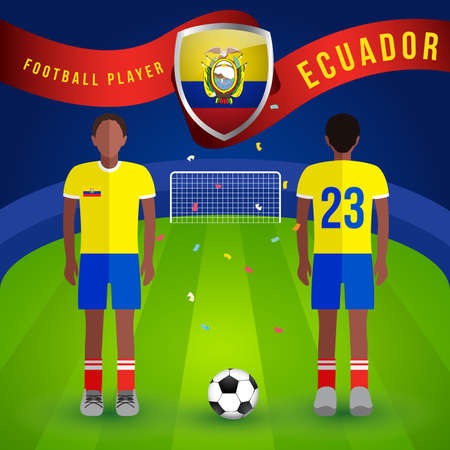 World Soccer Player : Vector Illustrationのイラスト素材