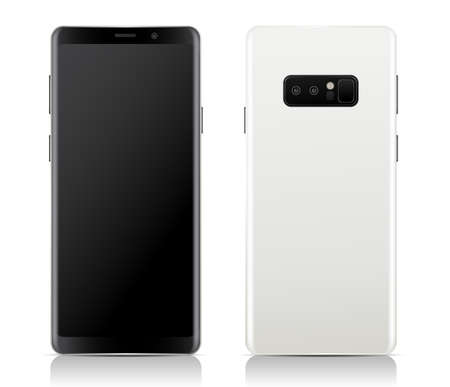 Smart Phone Template : Vector Illustrationのイラスト素材