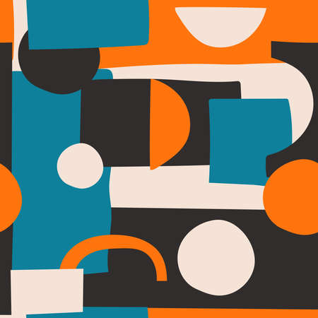 Seamless abstract pattern : Vector Illustrationのイラスト素材