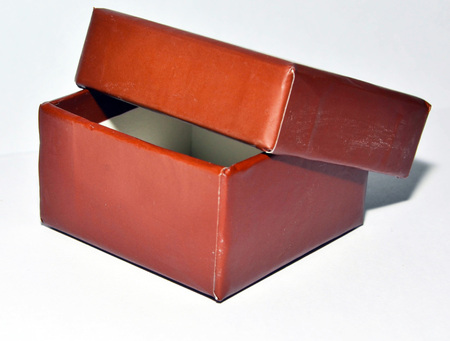 Opened Brown Present Boxの写真素材